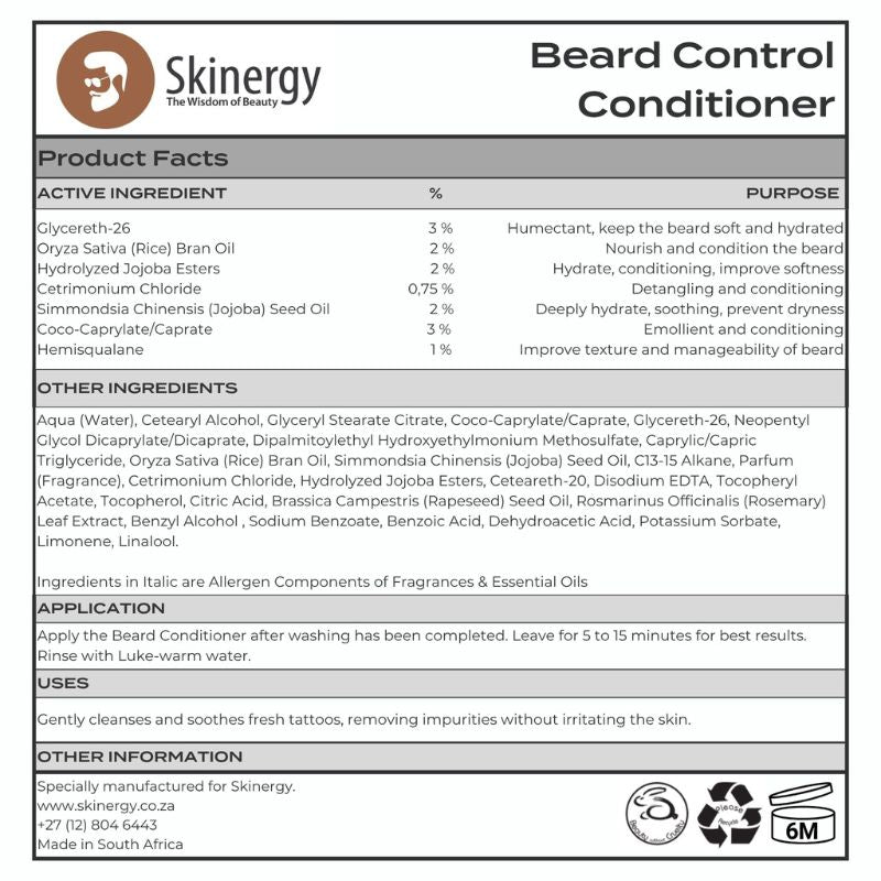 Beard Control Beard Conditioner