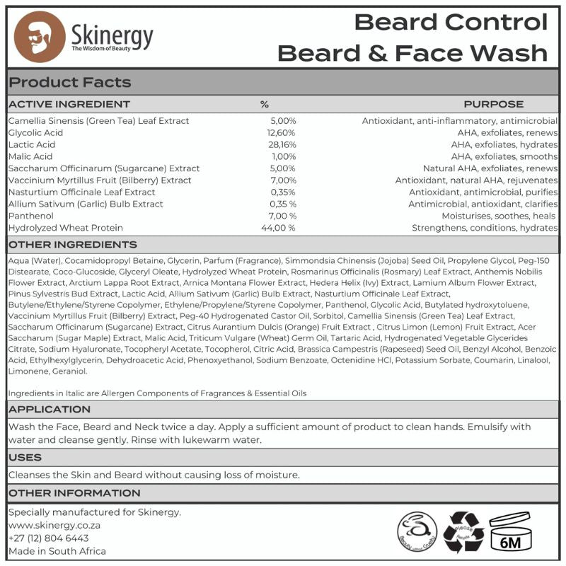 Beard Control Beard Care Starter Kit