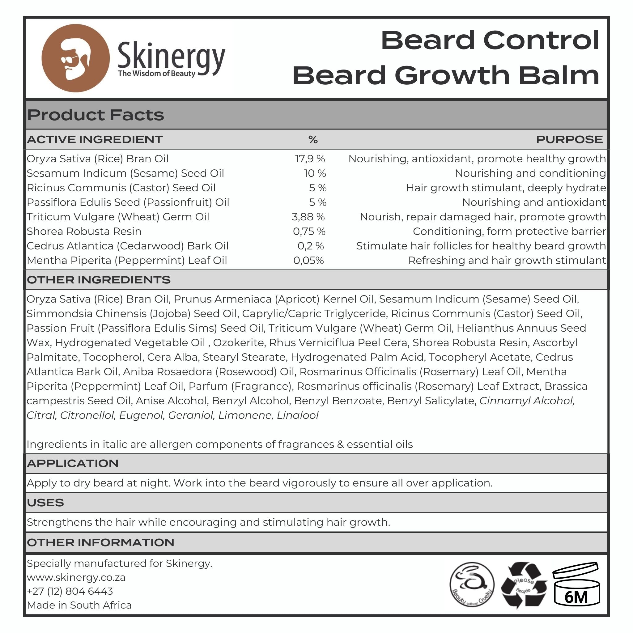 Beard Control Beard Care Starter Kit