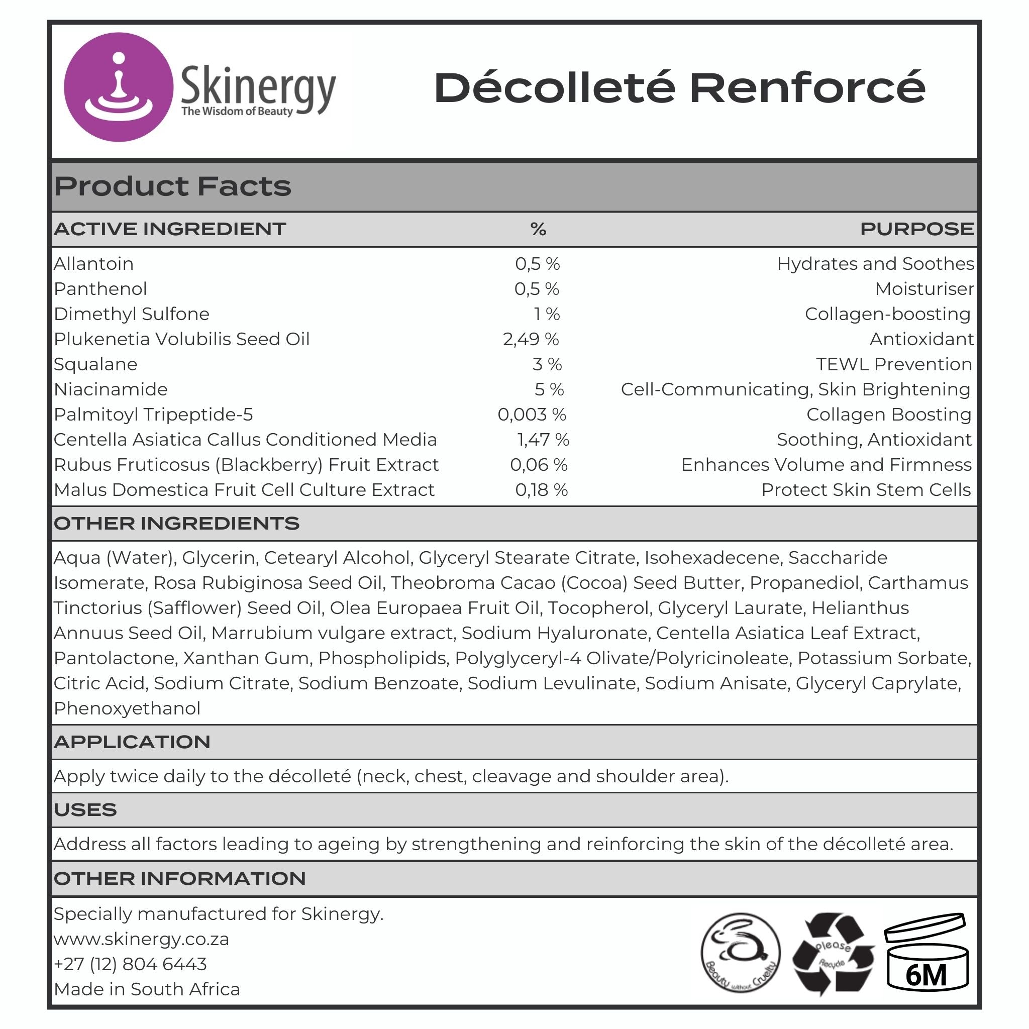 Décolleté Renforcé