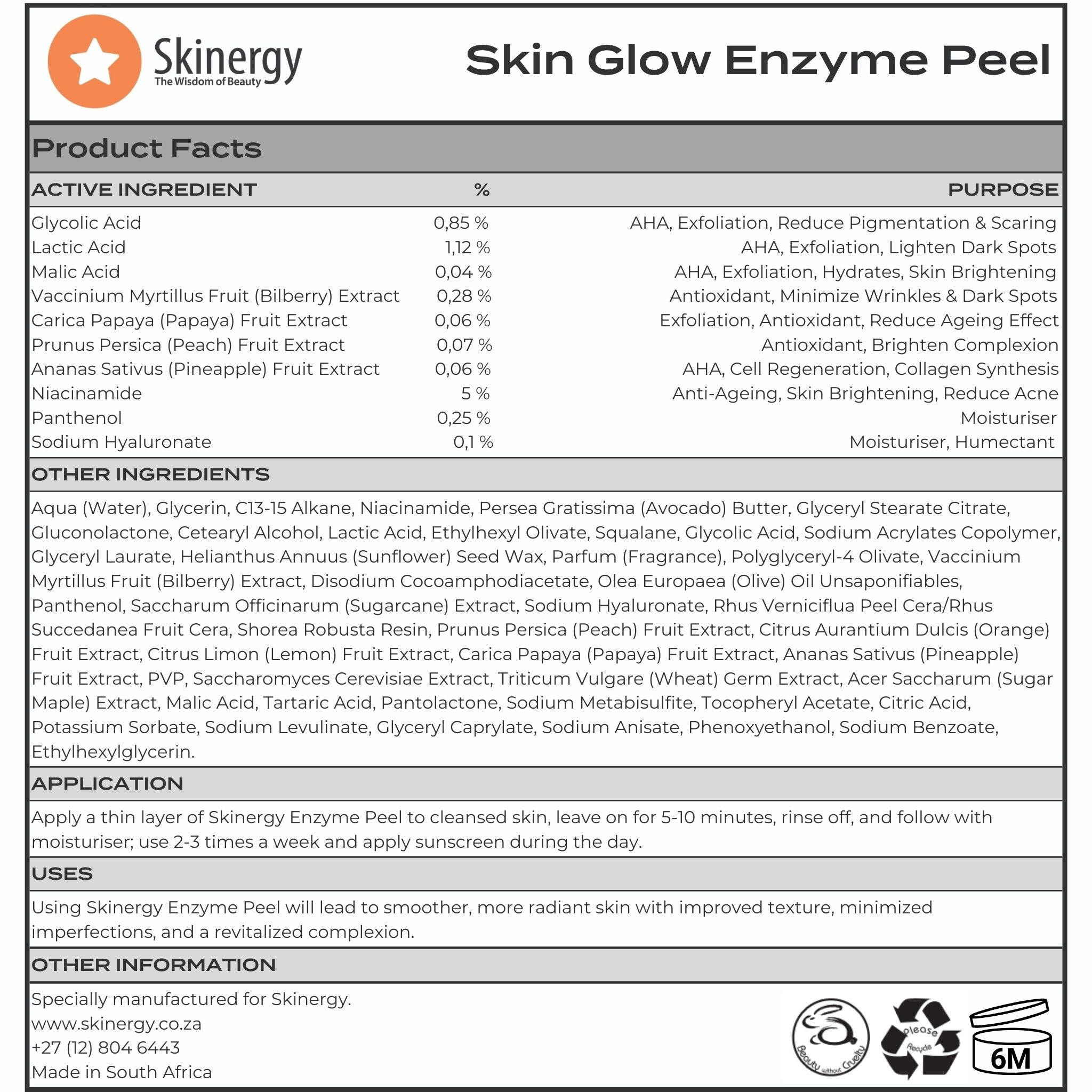 Skin Glow Enzyme Peel