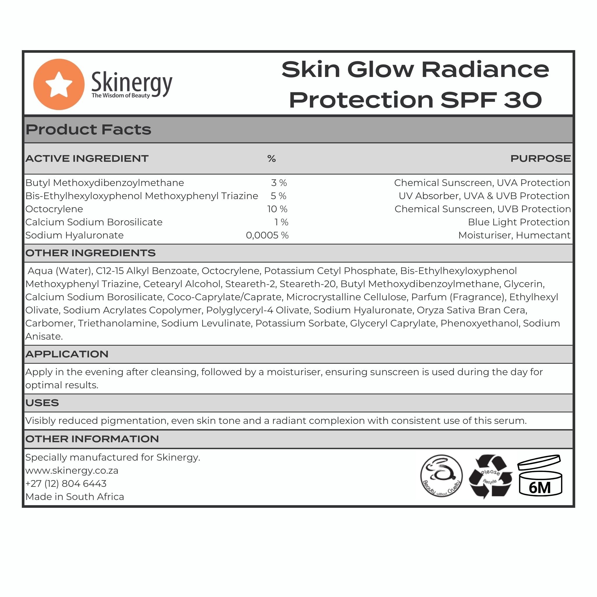 Skin Glow Radiance Protection SPF 30