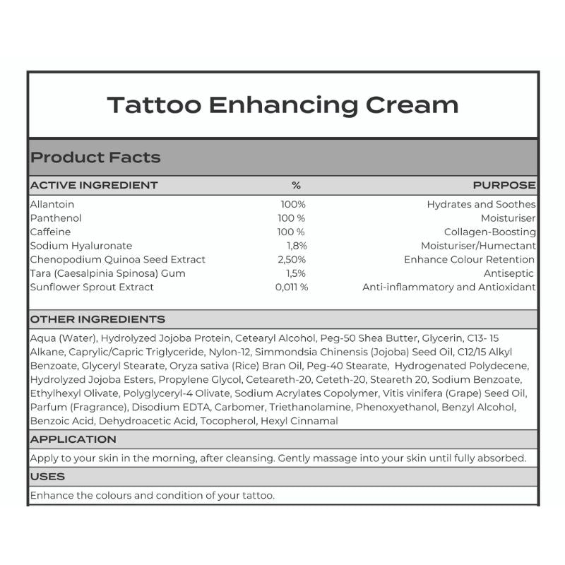 Tattoo Enhancing Cream